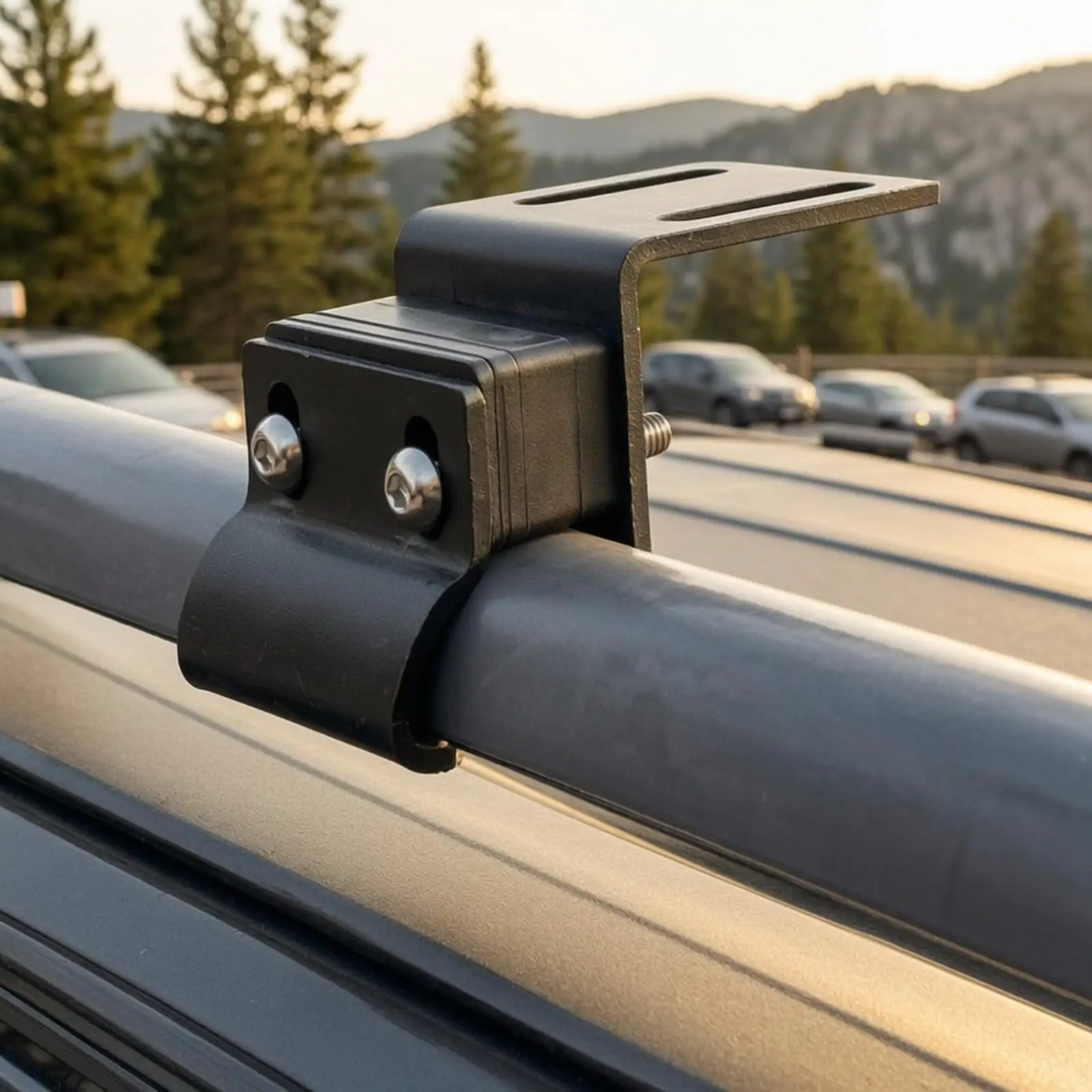 4 Pieces Roof-Rack Mounting Clip Weather-Resistant Roof Rack Clamp with Metal