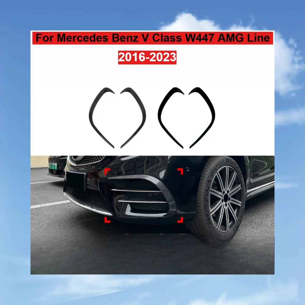 

Передний бампер, сплиттер, боковые спойлеры, воздухозаборники, ветровые накладки, обвесы для Mercedes Benz V-Class W447 AMG Line 2016-2023