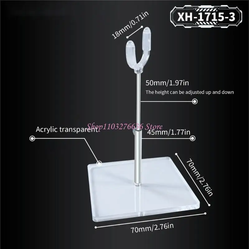 

R6FD Adjustable Height Doll Display Stand With Sturdy Crotch Support Base For Collectible Action Figure Doll Easy Assembly