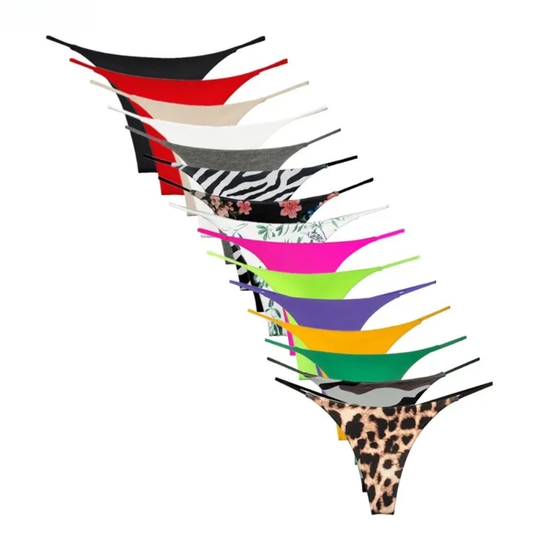 

Женские трусики-стринги с низкой посадкой, бесшовные, сексуальное нижнее белье для женщин