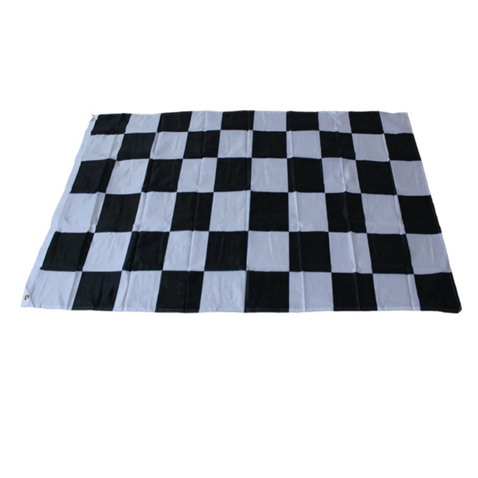 Classic Black and White Checkered Flag for Racing Enthusiasts Size 3x5FT Eye Catching Design Hang Easily with Metal Grommets