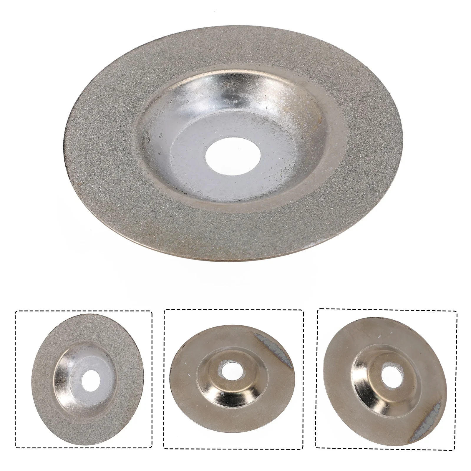 

4" 60# Grits Diamond Coated Grinding Disc Wheel For Angle Grinder Coarse Glass Lapidary Saw Blades Rotary Abrasive Tool