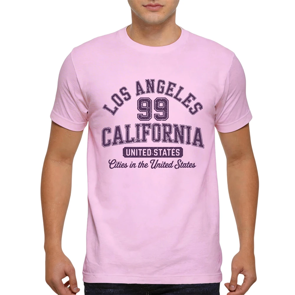 Mens 100% Cotton T Shirt 99 United States Vintage Distressed Varsity Letter Print Breathable Short Sleeve Casual Daily Tee
