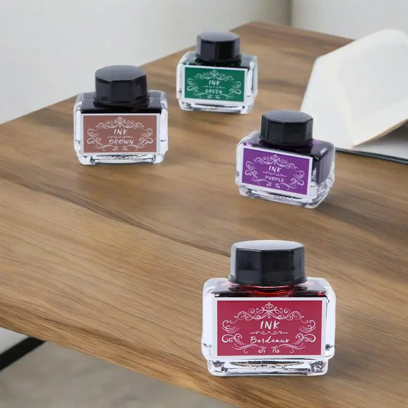 

15ml Color Non-carbon Ink Not Easy To Block Pen for Fountain Pen Dip Pen Writing Painting Calligraphy Art Creation