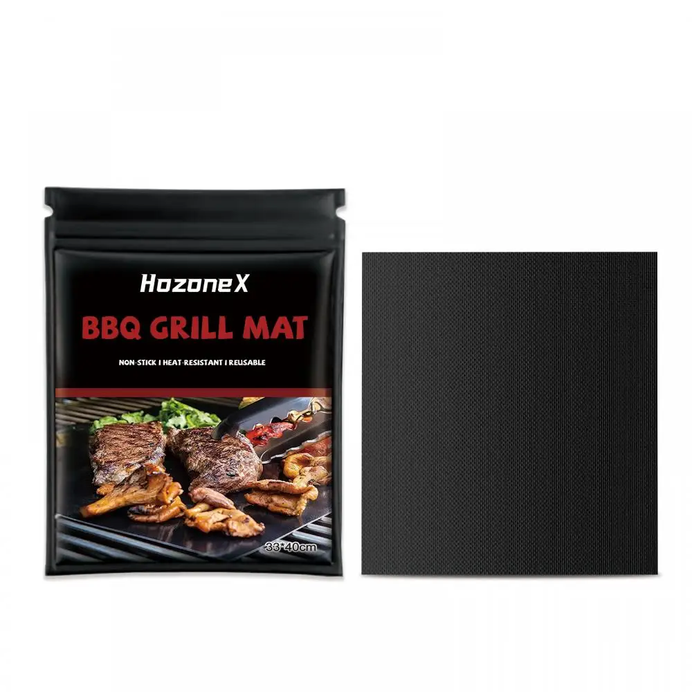 Easy To Clean Non-Stick Barbecue Mat, Outdoor Barbecue Mat Non-Stick Surface Resistant To High Temperature And Dirt