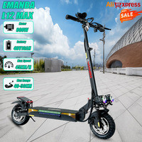 EMANBA L12MAX Escooter 800W Motor 48V16AH Battery Adult All-terrain E-Scooters 50KM Range 10inch Adult Commuter Electric Scooter