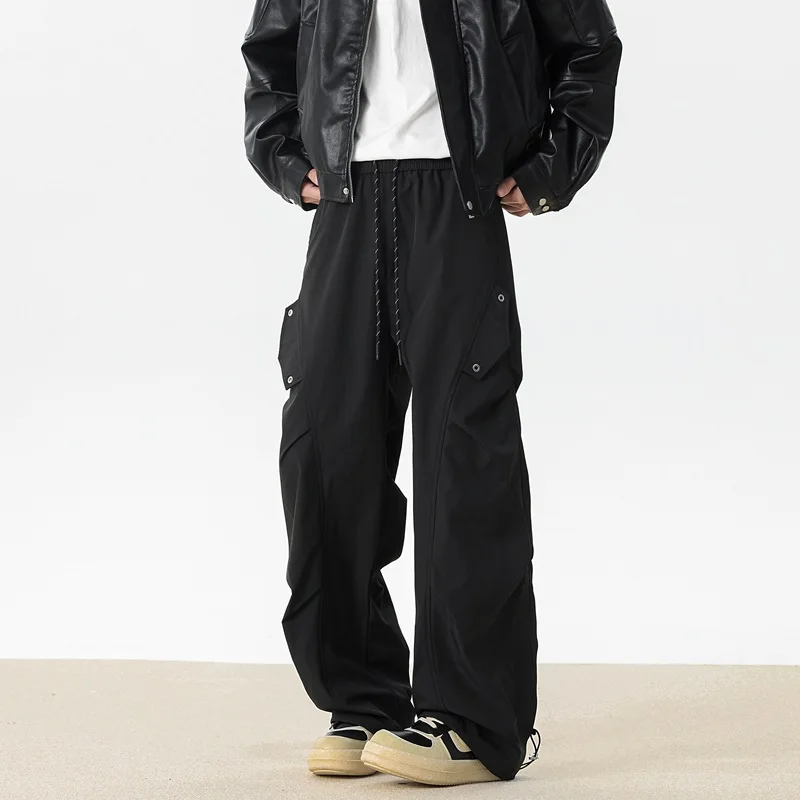 

Men's Cargo Pants Multi-Pocket Jogger Colorful Streetwear Fashion Casual Waterproof Combat Trousers Vintage Style Workwear