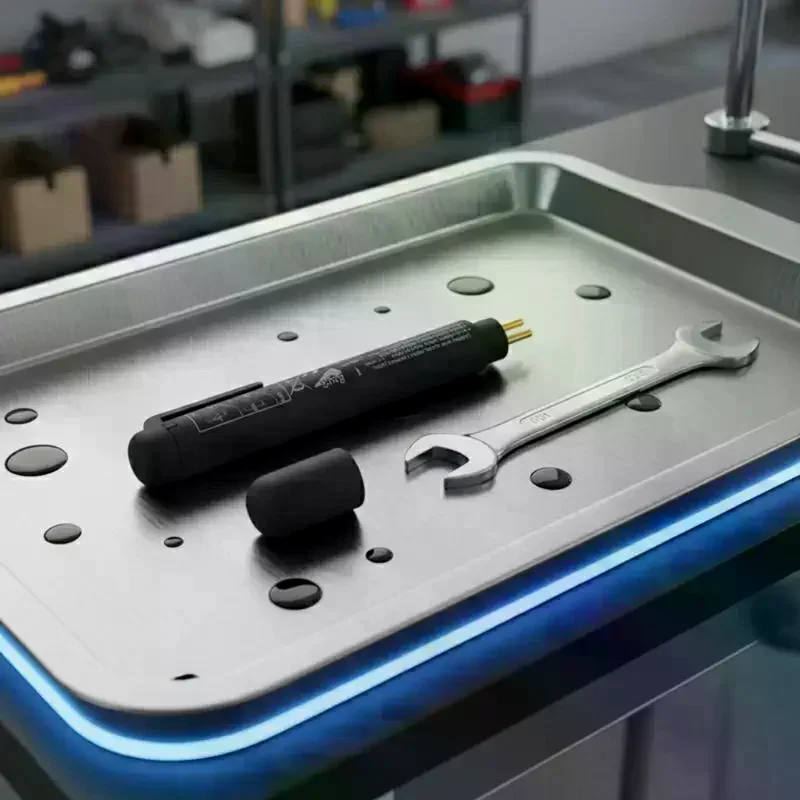Brake Fluid Liquid Tester Pen With 5 LED Indicators, Calibrated For DOT3/4/5.1 Brake Fluid