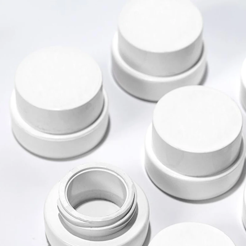 1PC 5/15g Empty Round Cosmetic Container Small Cream Sample Pot Nail Art Gel Powder Box Plastic Makeup Lotion Tool