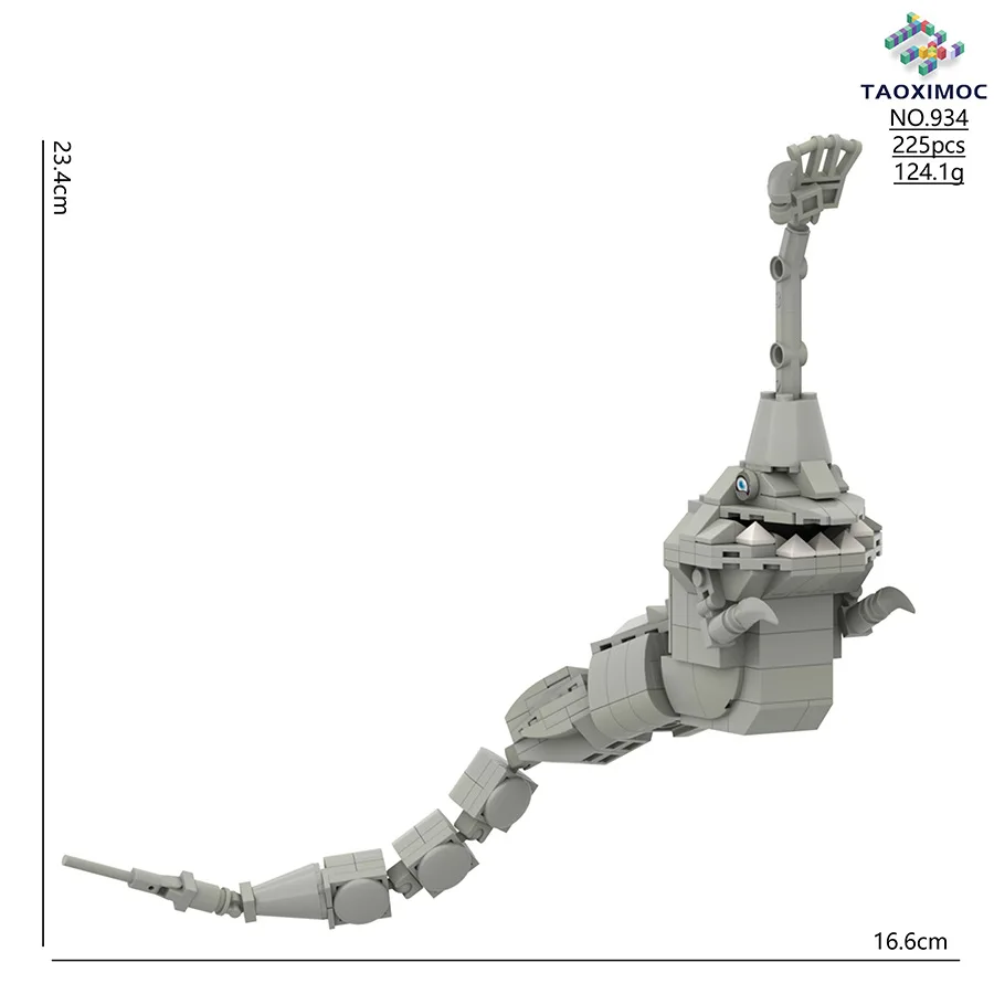 3 Eyed Giant Hand Suluked Subnautica Bloop Eat Sea Monster Sea Eater Leviathan El Gran Maja Subnautica Building Blocks Toy Gift view 6