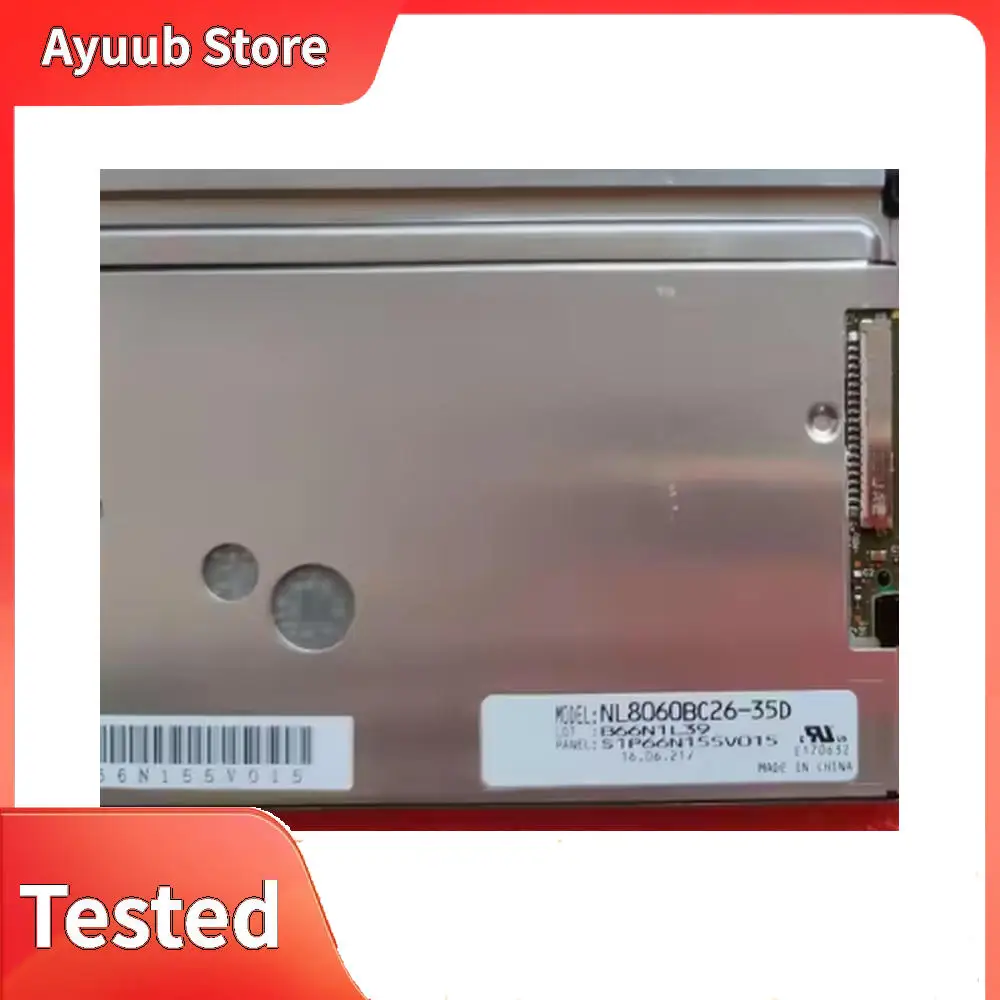 Brand New 10.4-inch Genuine NEC LCD Screens: NL8060BC26-35, NL8060BC26-35D, NL8060BC26-35F.