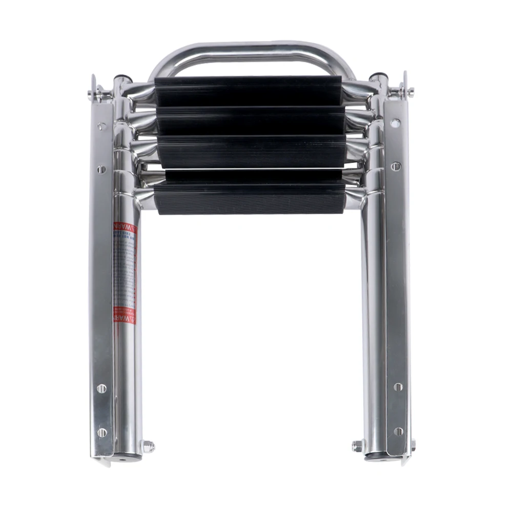 

Boat Accessories Marine Step Under Platform Boat Ladder Stainless Steel Boarding Telescoping Ladder