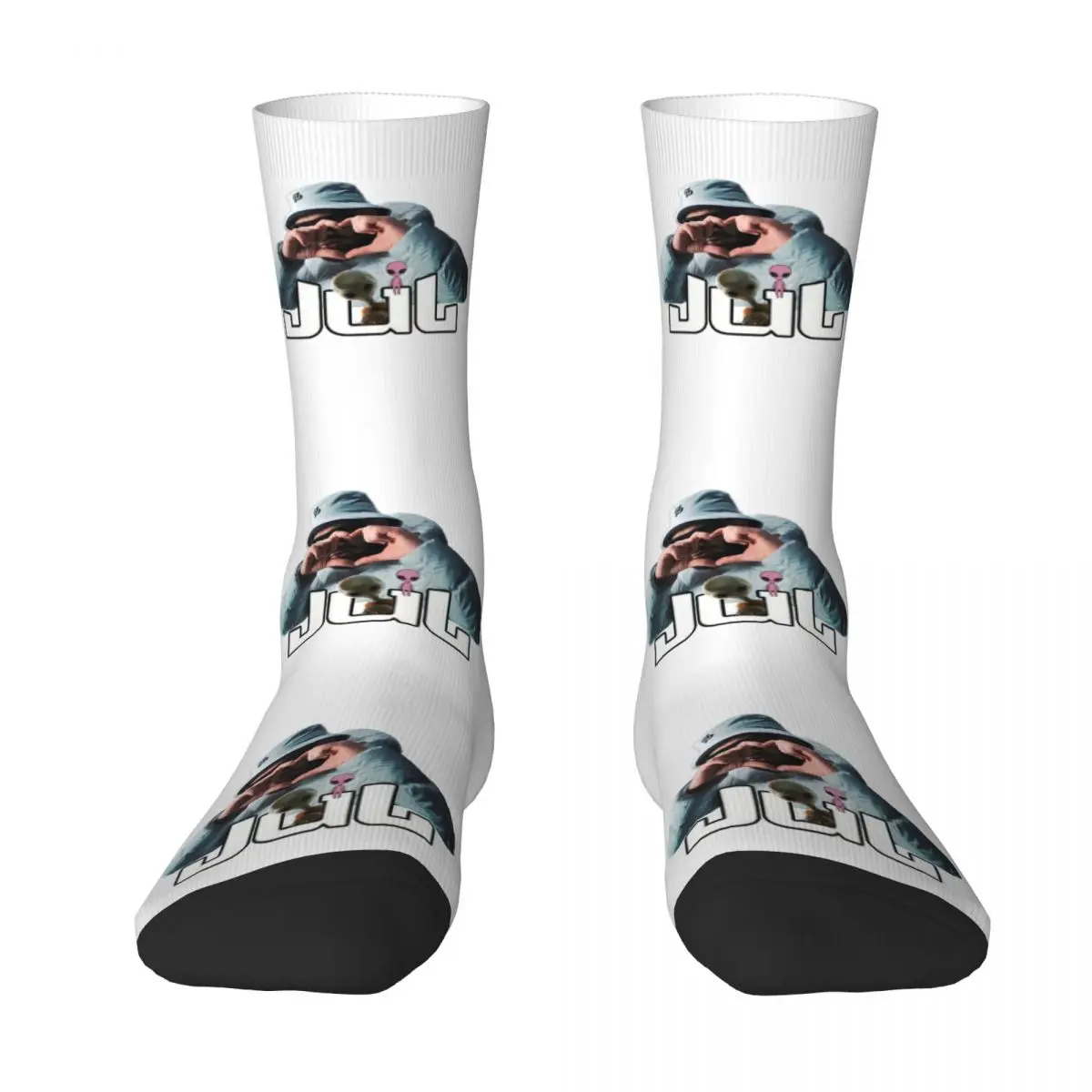 Jul Bootleg Socken Winter Rapper Strümpfe Mode Damen weiche Socken Grafik Outdoor Anti-Rutsch-Socken