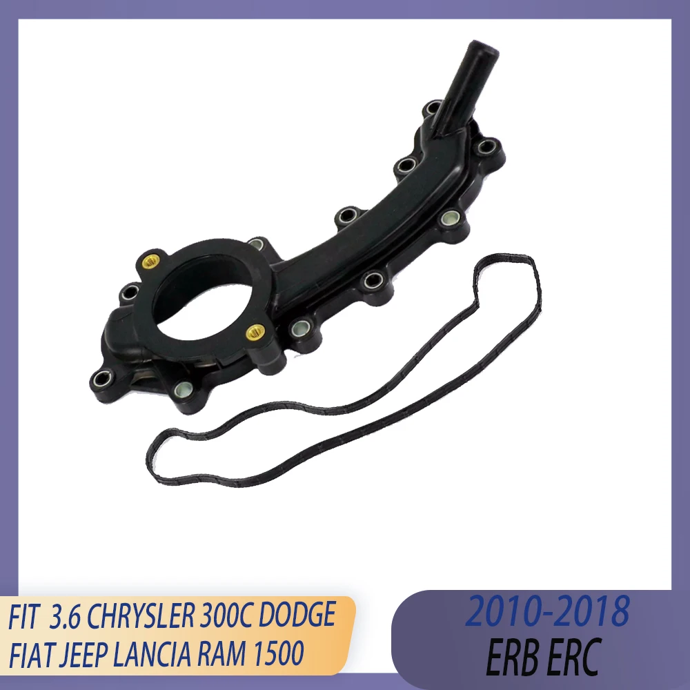 Engine Thermostat Housing Water Outlet Fit 3.6 L ERB ERC 10-18 For CHRYSLER 300C DODGE FIAT JEEP GRAND CHEROKEE LANCIA RAM 1500