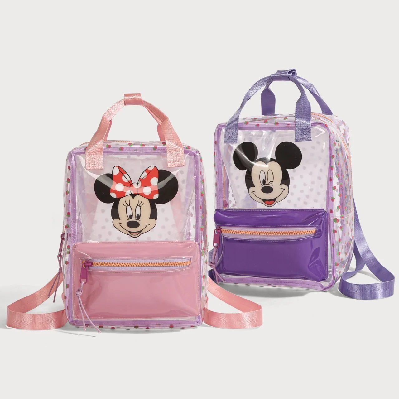 

Новый рюкзак с Микки Маусом и Минни из мультфильма Диснея, школьная сумка для детского сада, женский рюкзак