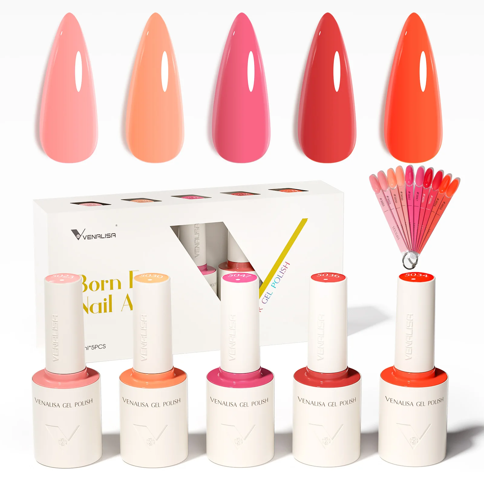VENALISA 18 Farben Nude Braun Winter Herbst 10ml Gel-Nagellack Aushärtbarer UV-LED-Lack Langanhaltende Maniküre DIY Nagelkunst – Detail 2