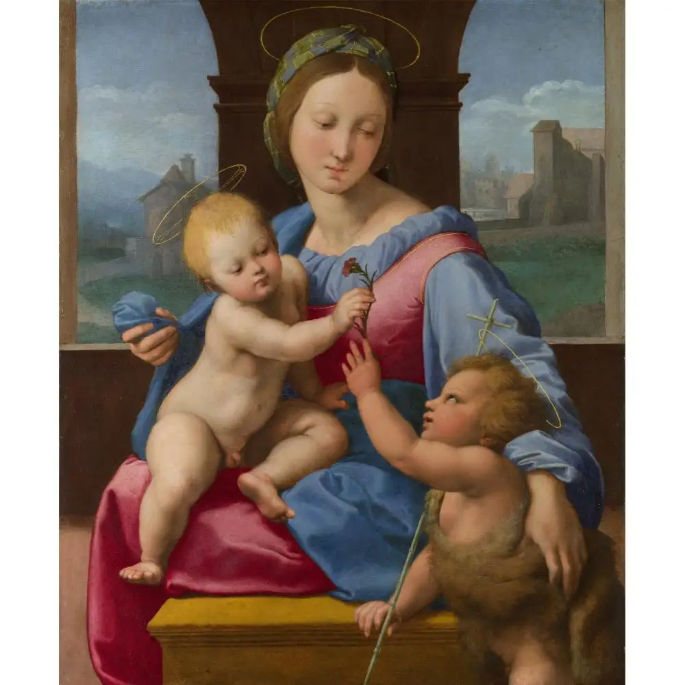 

Handmade Classic Portrait Painting Aldobrandini Madonna Raphael Sanzio Oil Canvas Art High Quality Christ Artwork Wall Decor