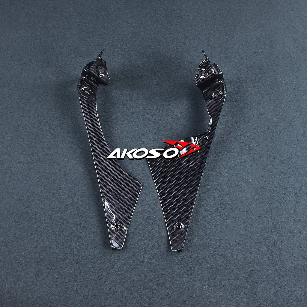 For Yamaha R6 2017+ Carbon Fiber Side Fairings Upper Covers Panels Motorcycle Modified Accessories Spare Parts