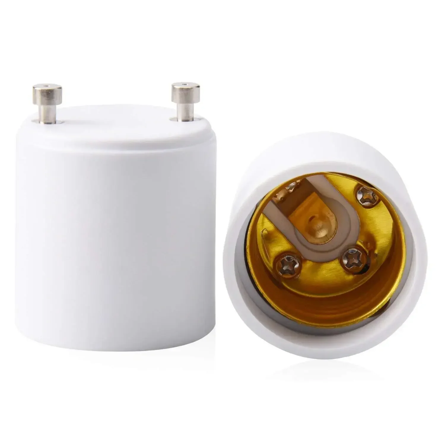 2-10pcs GU24 to E26 E27 CFL LED Light Socket High Heat Resist 250V Rated 2Prong CE RohS Lamp Bulb Base Holder Converter Adapter