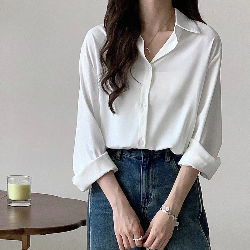 

Весенне-осенний женский модный удлиненный базовый слой, топ для повседневной носки, профессиональная внутренняя одежда, свободный крой, повседневный стиль.