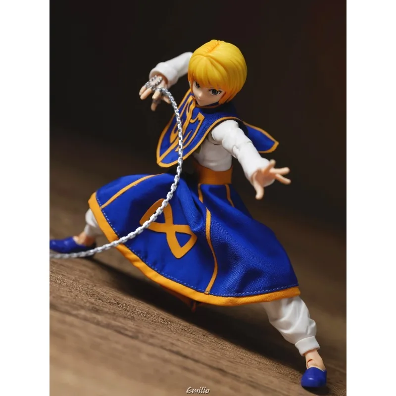 

【Clothing Only】1/12 Scale Blue Top and Skirt Set Classic Japanese Manga Character Clothing Fit 6'' Shf Action Figure Body