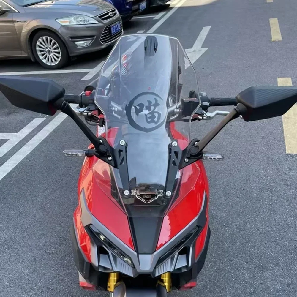 مناسبة لملحقات Vieste 300 XDV المخصصة للدراجة النارية ذات القوس الأمامي ومرآة الرؤية الخلفية