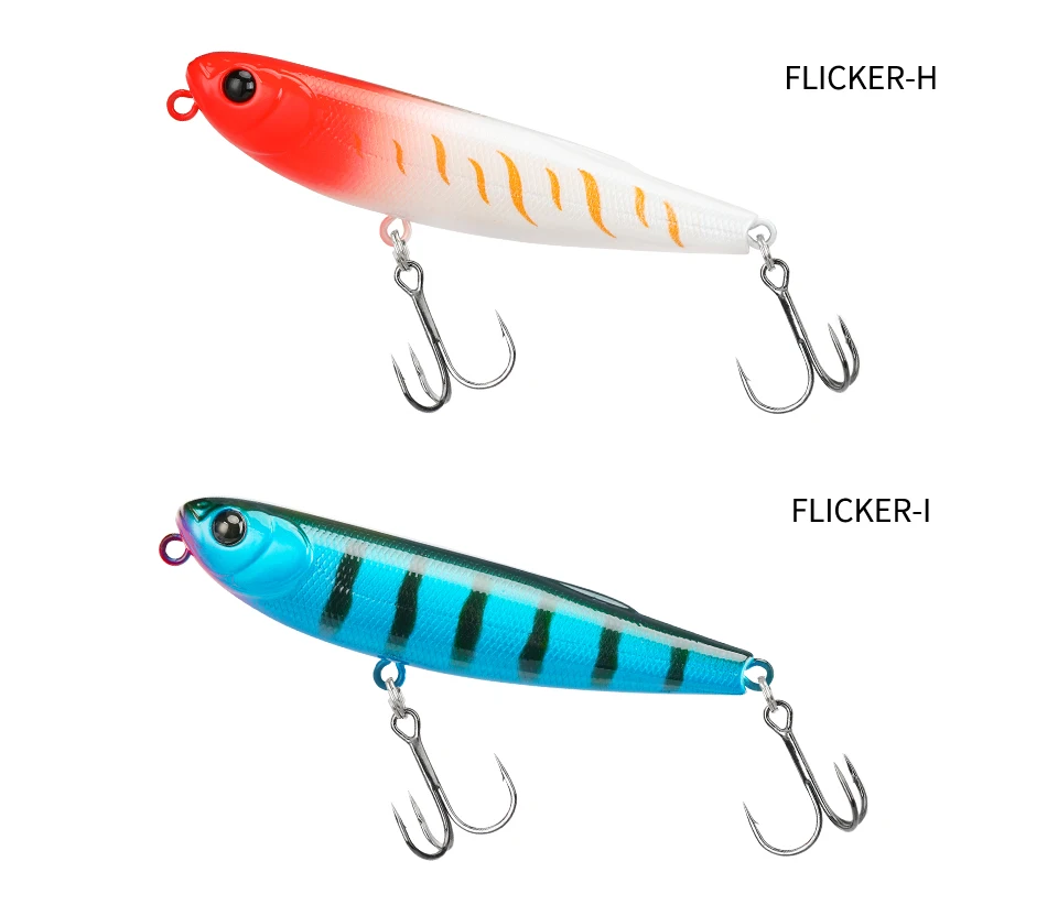TSURINOYA FLICKER 70F Z Dog Topwater Walker Angelköder 70mm 8,4g Künstlicher Pencil Floating Stick Hard Bait für Barsch und Hecht – Detail 15
