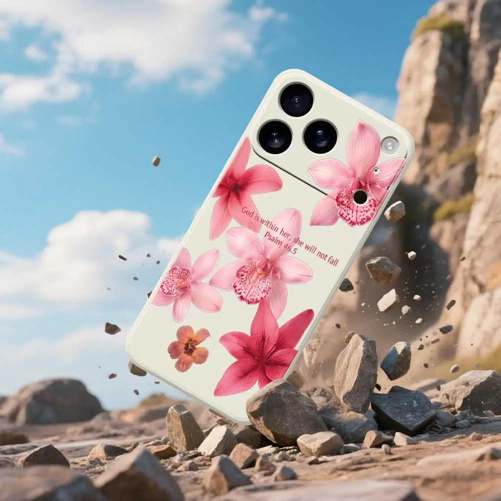 เคสโทรศัพท์ลายดอกไม้ สำหรับ iPhone 17 Pro Max 17 Air 16 15 14 13 12 11 Pro Max XS Max 7 8 Plus 16e 16 15 Plus  วัสดุ TPU