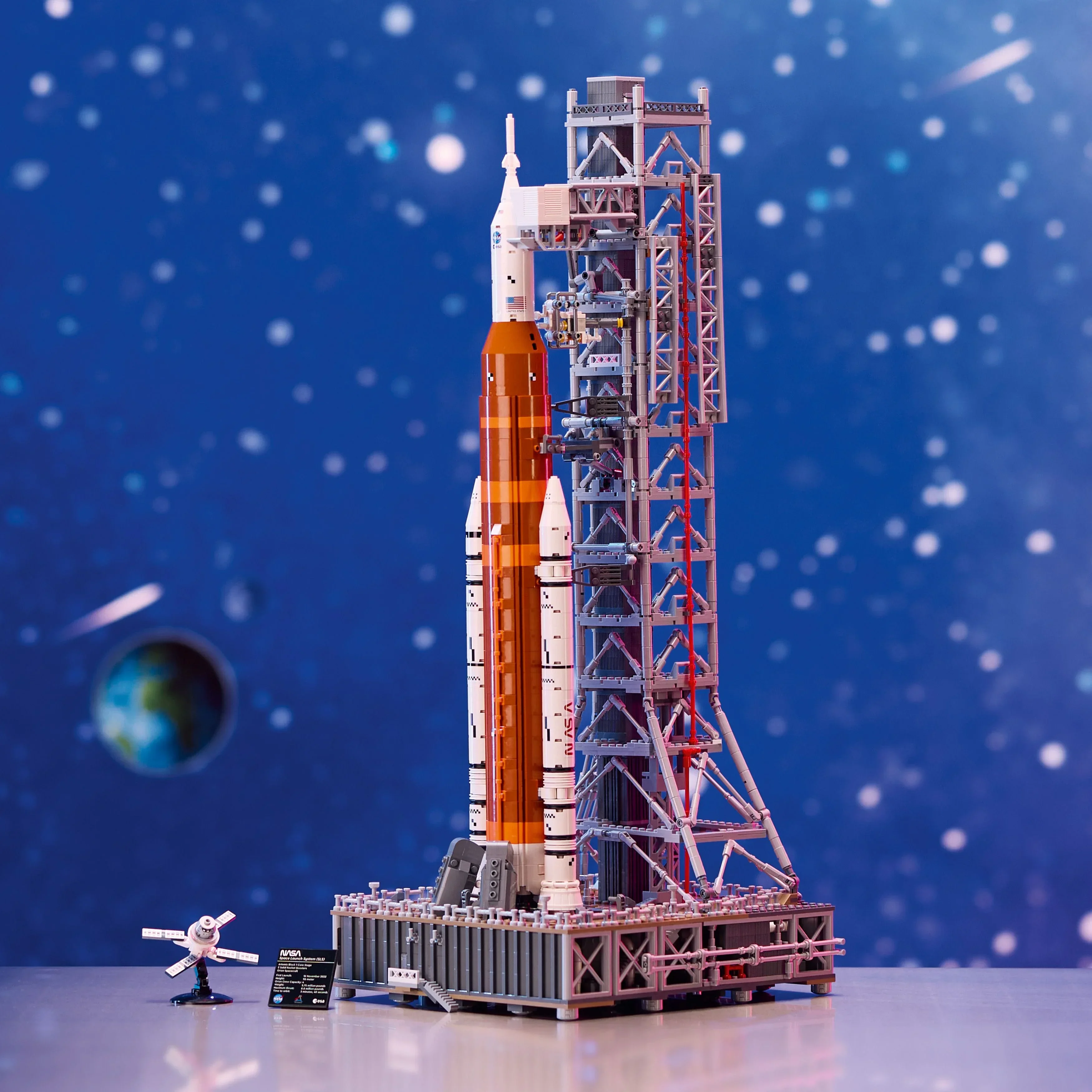 2024 New 10341 Artemis Space Launch System Model Building Blocks Space Shuttle Bricks Toys for Kids Adult Gift