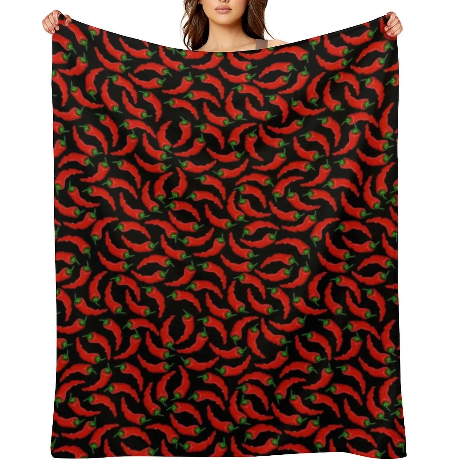 

Hot Chili Peppers Pattern Throw Blanket Blankets For Baby Hair Large Summer Beddings Blankets