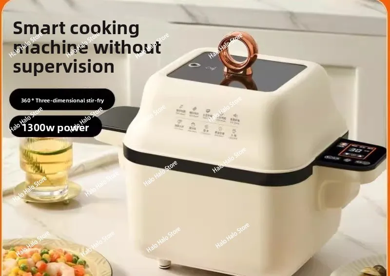 Kitchen Robot Machine Intelligent Automatic Rotation Stir-frying Smart Frying Robot רובוט חכם Mutfak Robotları Robo De Cozinha