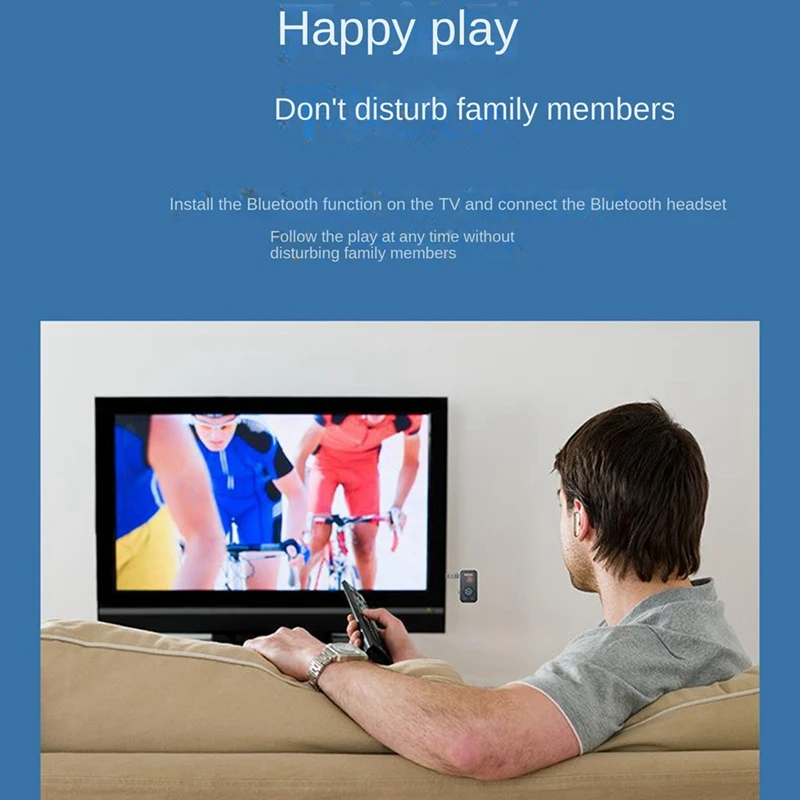 1Set Car AUX Audio Adapter Receiver 3.5Mm Jack Wireless Audio Transmitter Black For Car Earphones TV Speakers