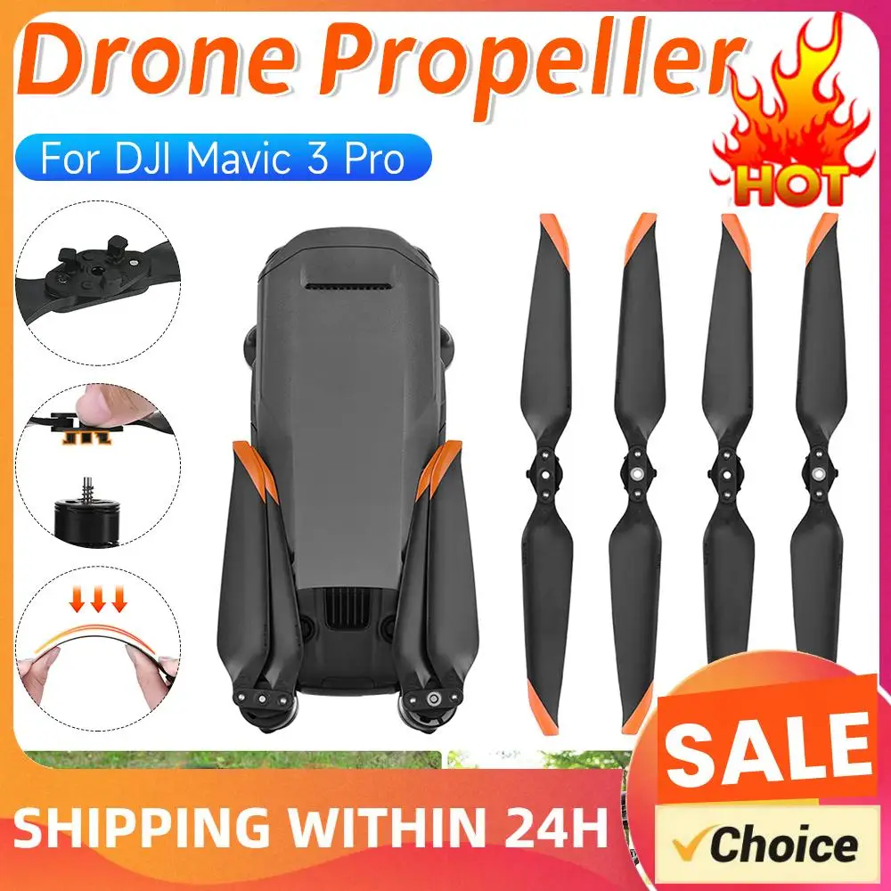 4-12 Stück 9453T Propeller mit Schnellverschluss, faltbare Propellerblätter, leichte Propeller für DJI Mavic 3 Pro/Mavic 3/Mavic 3 Classic
