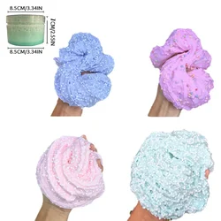 Slime Fluffy Set for Kid Extra Large Capacity Cotton Cake Mud DIY Color Ball Poke Mud Plasticine Toy Slime Enfant Kit Charms