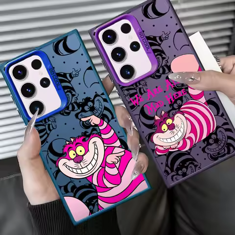 Alice In Wonderland Cute Phone Case for Samsung Galaxy S23 Ultra S20 FE S21 S22 Plus S23 FE Note 20 Ultra S25 S24 Soft Cover