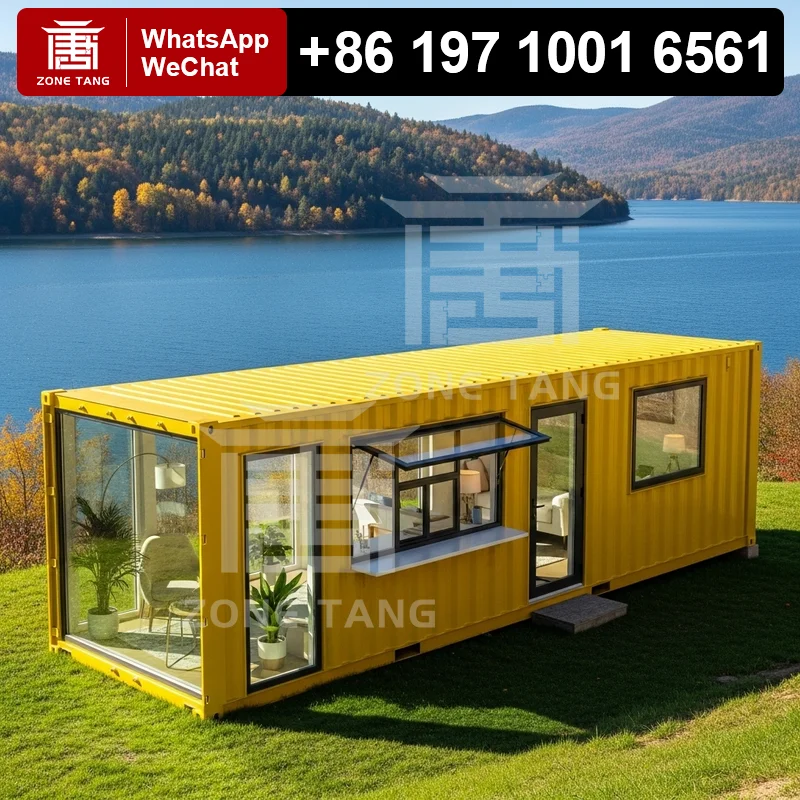 Gemakkelijk te verplaatsen, plat pakket, thuis, commerciële winkel, uitbreidbare container, huizen, staalstructuur, prefab huizen, ecologisch