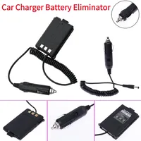 12V Car Charger Battery Eliminator For Dual Band Radio Baofeng UV5R UV-5RE UV-5RA Walkie Talkie Accessories Replacement