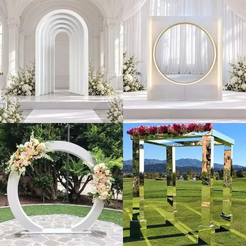 Artificial flower wall background wedding arch decoration layered flower panel photo background