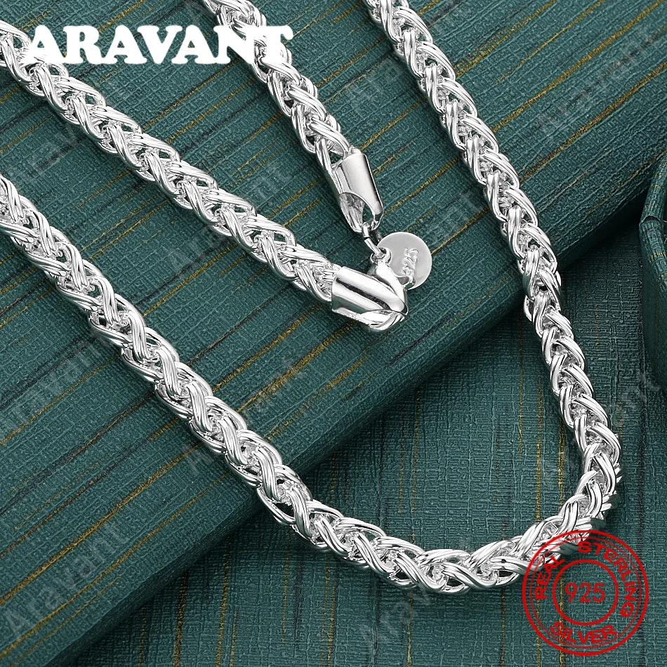 925 Sterling Silver Geometric Multi-Strand Necklace For Women - Vintage Elegance And Noble Party Jewelry