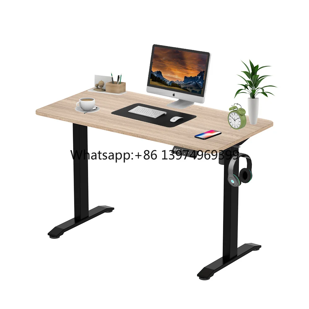 Cheap Sale Single Motor Standing Desk Modern Simplicity Office Intelligent Motorized Standing Table Height Adjustable