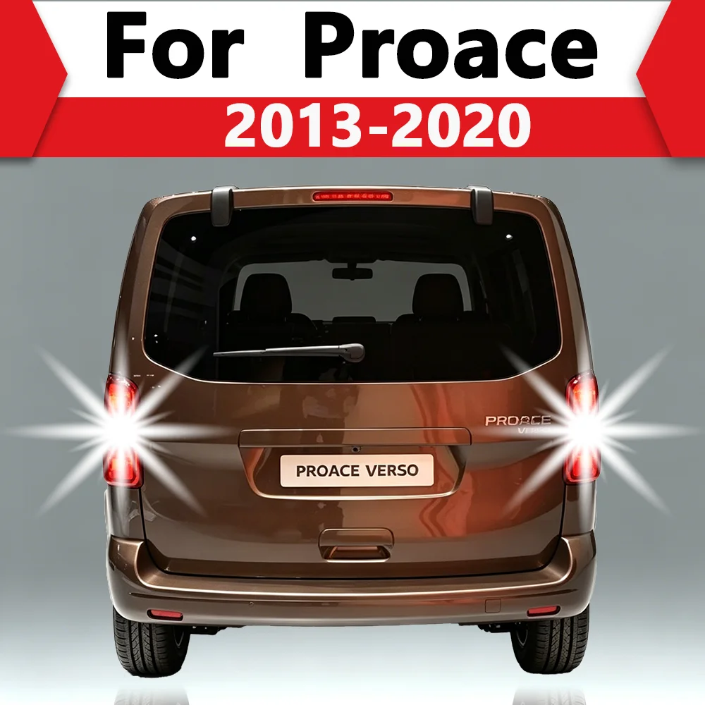 P21W LED Reverse Light For Toyota Proace Verso Accessories Proace 2013 2014 2015 2016 2017 2018 2019 2020 1156 BA15S Car Lamp