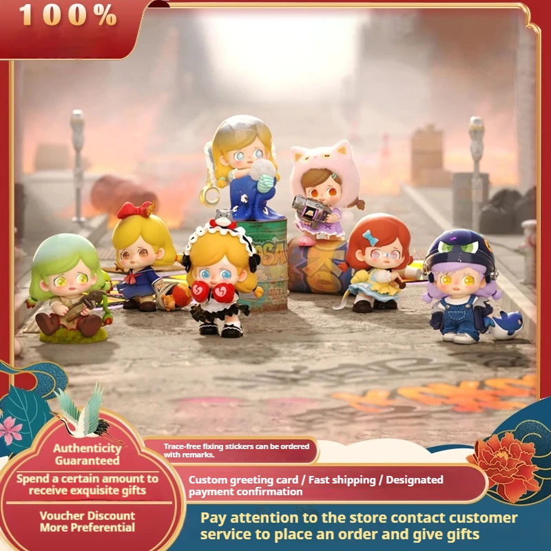 

Подлинная новая серия Kokosa Crazy Girl, слепая коробка Kesha, детские настольные украшения для сестры Tide Play, подарки для милых девочек