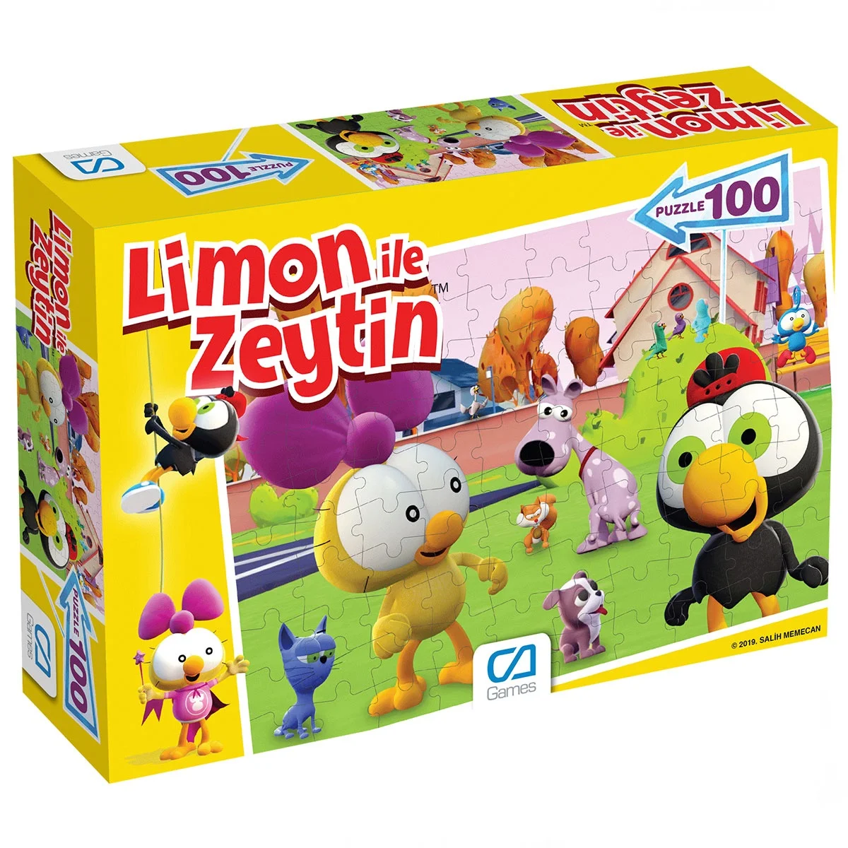 100 pieces boxed Puzzle with lemon