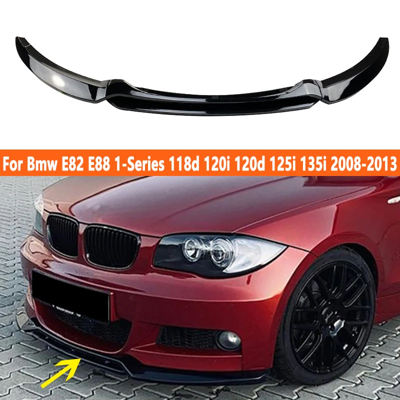 

For Bmw E82 E88 1-Series 118d 120i 120d 125i 135i 2008-2013 Car Front Bumper Lip Splitter Diffuser Body Kit Spoiler Auto Parts