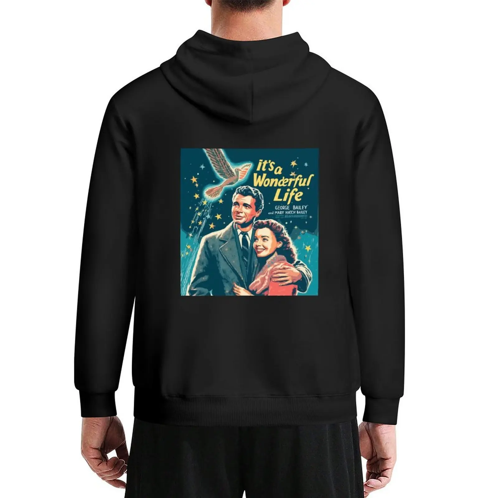 

It's A Wonderful Life - Christmas Movie Every Time A Bell Rings An Angel gets its wings Vintage Hoodie