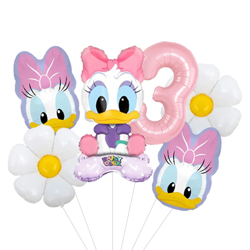 Cute Daisy  Donald Duck Mouse Party Balloons Boys and Girls Baby Shower Birthday Party Decorations Kids Classic Toys Air Gift view 4