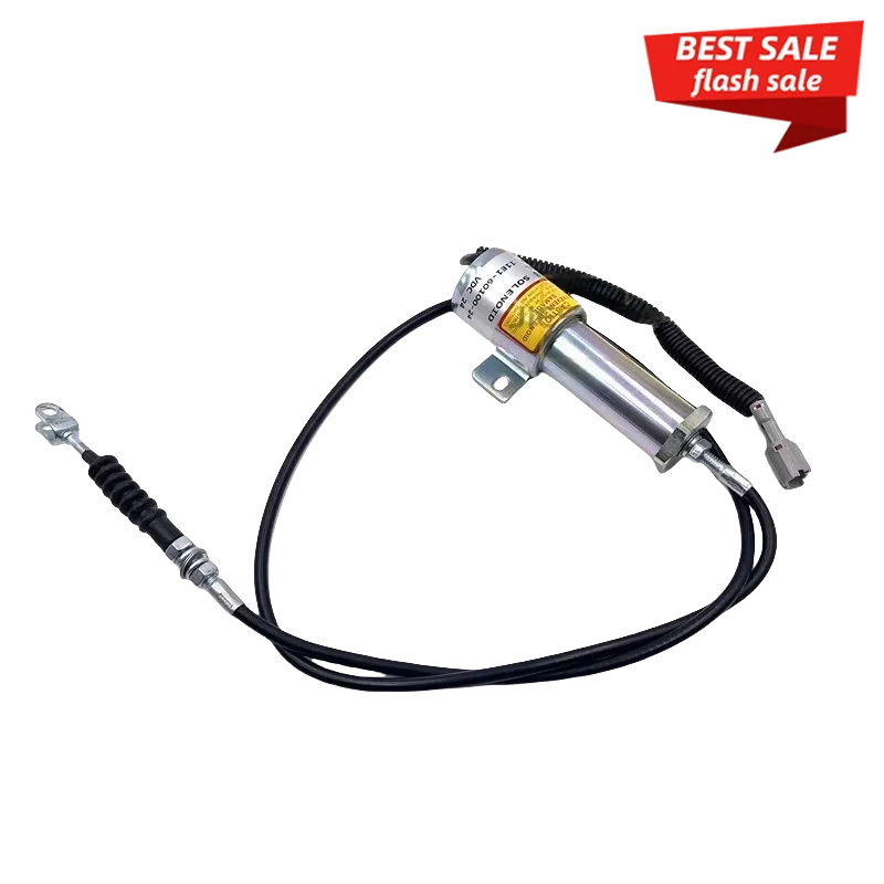 

R210 220 225-5-7 Excavator Flameout Solenoid Valve Oil Cut-off 11E1-60100-24 Hydraulic Part for Construction Equipment