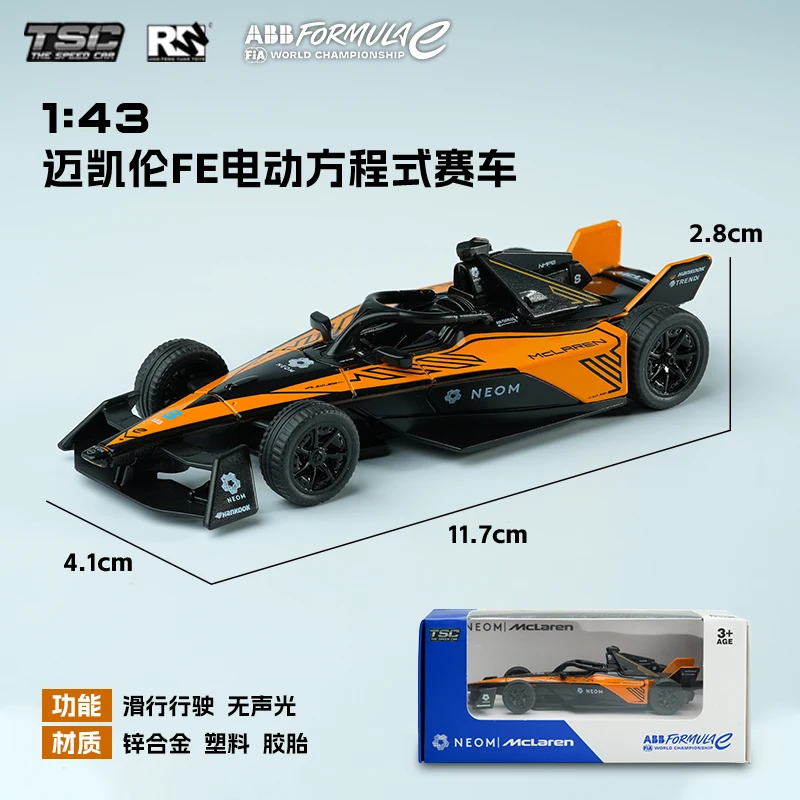 Tsc Speed Card 1:43 Alloy Car Model Porsche Fe Electric Formula