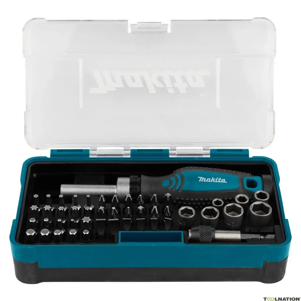 Imagem -05 - Makita-ferramentas Manuais Acessórios para Ferramentas Elétricas Soquete de Catraca Chave de Fenda Bit Grupo 47 Pcs B36170