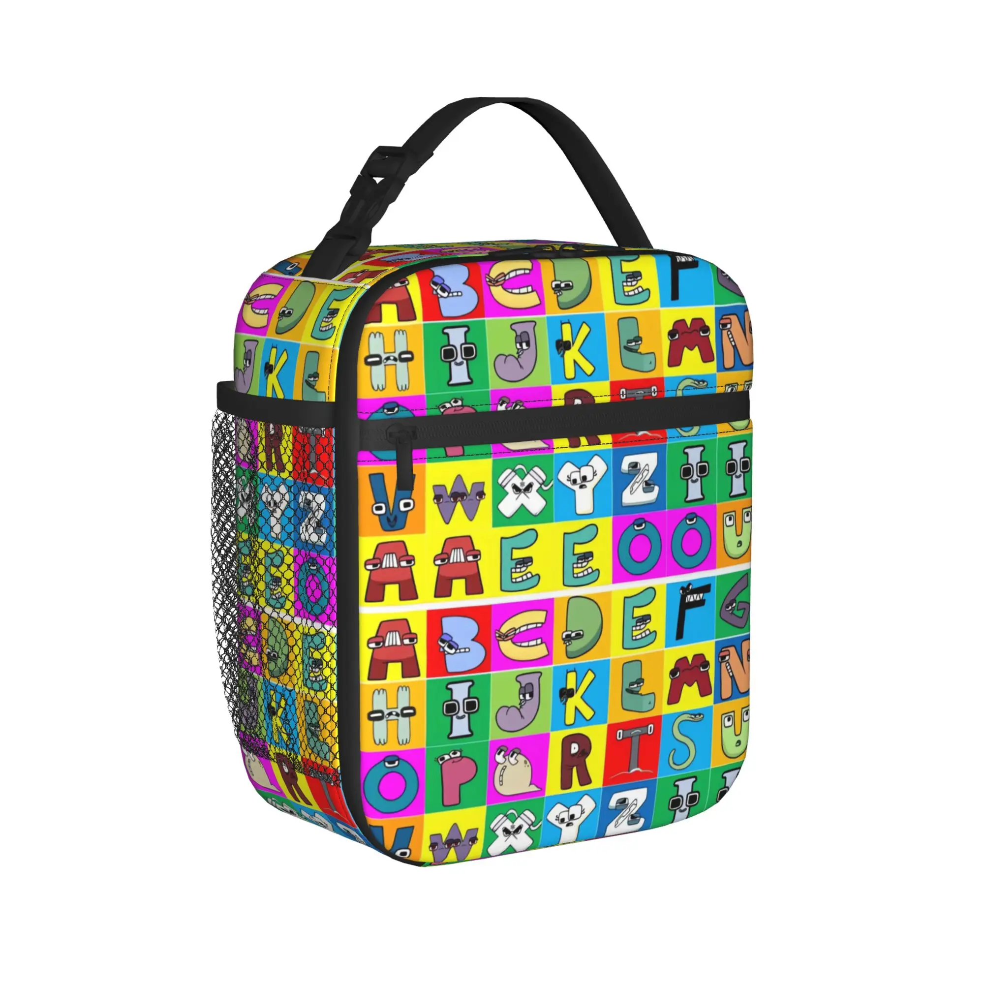 Popular Alphabet Lore Lunch Bag  Casual Lunch Box For Adult Picnic Convenient Cooler Bag Waterproof Design Thermal Tote Handbags